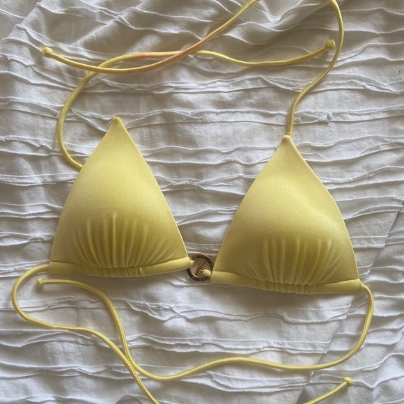 Yellow Victorias Secret Bikini Top - Picture 1 of 4